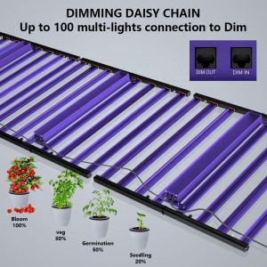 700W Waterproof uv ir Led Grow Light Full Spectrum Strip For Indoor Garden Plant hydroponic horticulture High Quality